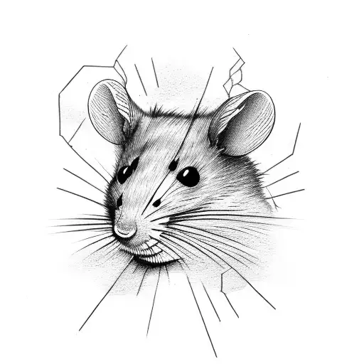 Minimal Rat With A Dagger