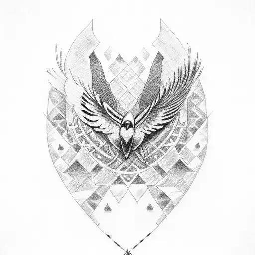 Metis Eagle And Sweetgrass