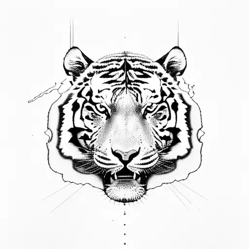 Tiger Riding A Ktm Superduke