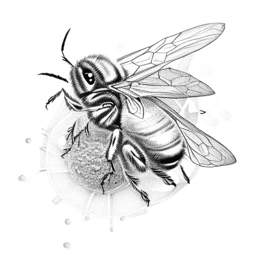 Bumblebee On The Alien Flower