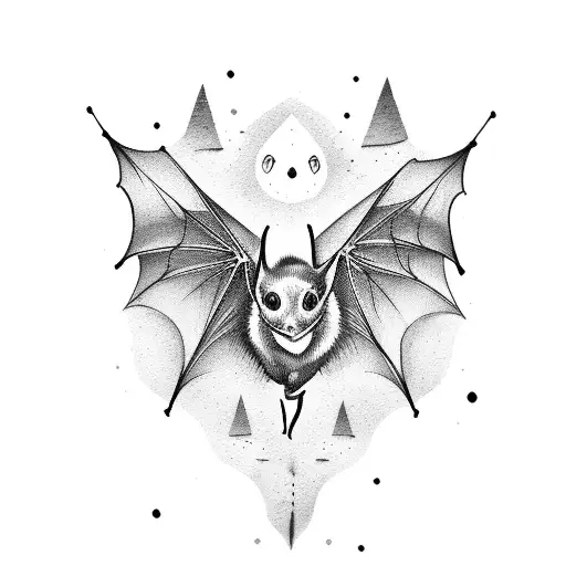 Bat Sihlouettes Scattered