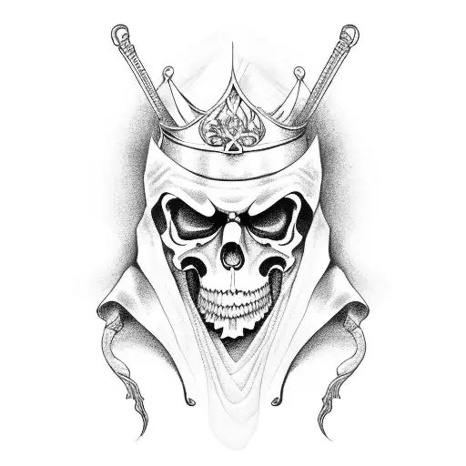 Grim Reaper In Kings Throne