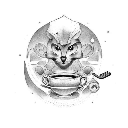 Coffe Maker Color Skatch