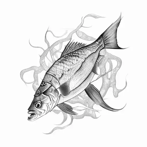 A Combination Out Fish And Skorpion