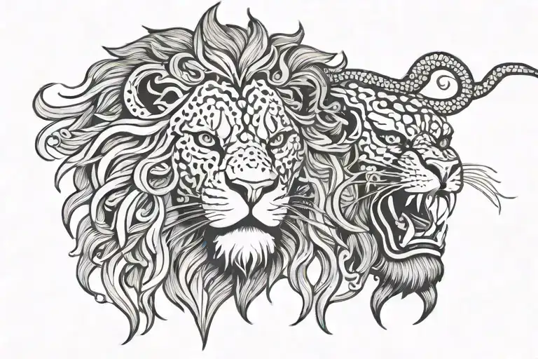 Southern Chinese Lion Head