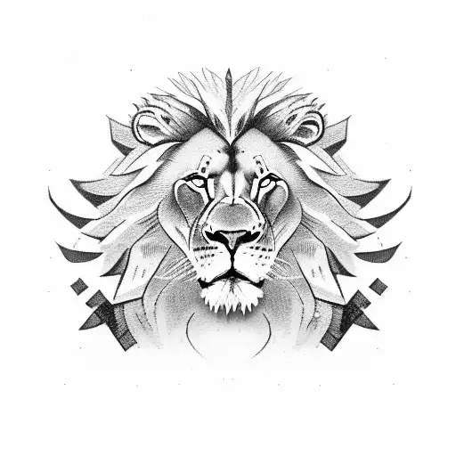 Lion With Gladiator In Coliseum