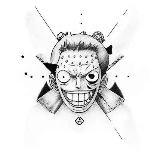 One Piece Zoro Minimalist