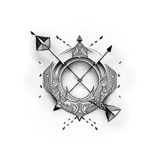 A Arrow That Says The Next Shot On It