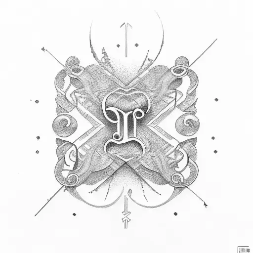 Initial J With Infinity Symbol