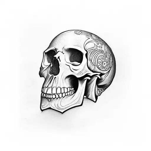 Skull In Profile