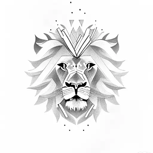 Lion Growing With Books