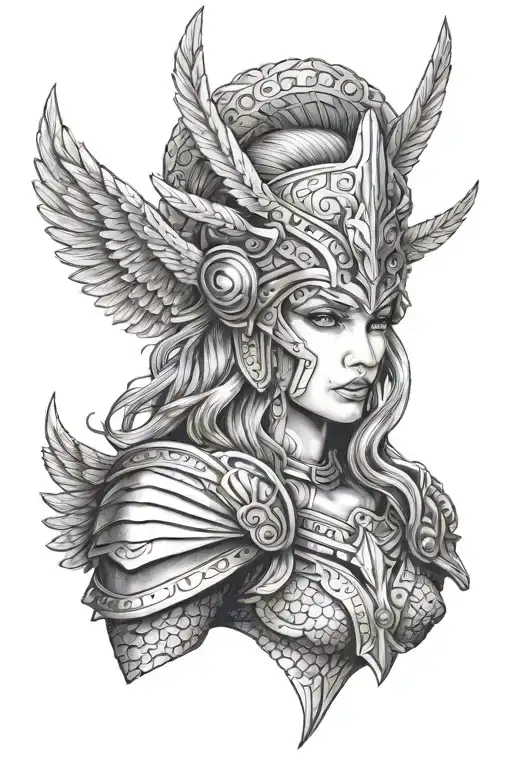 Valkyrie On The Forearm