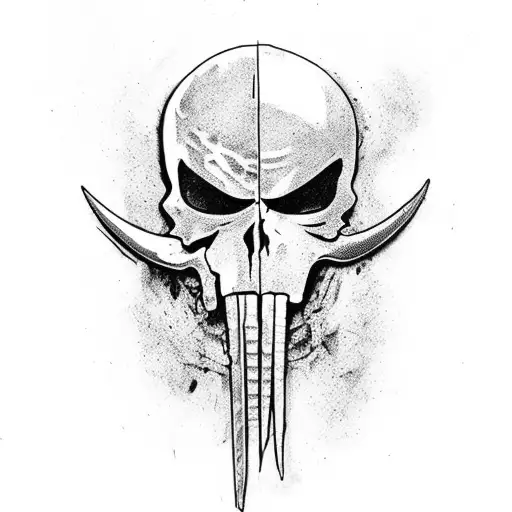 Punisher Skull Combines With The Motorhead Logo