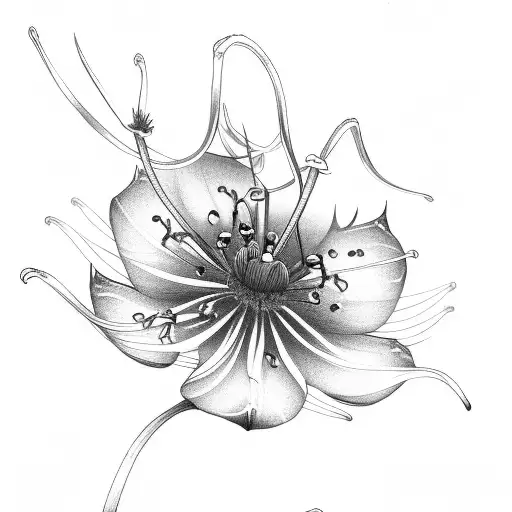 Spider Lily Flower Tokyo Ghou