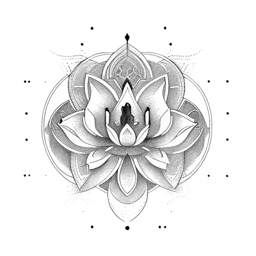 Lotus Flower Binary Code