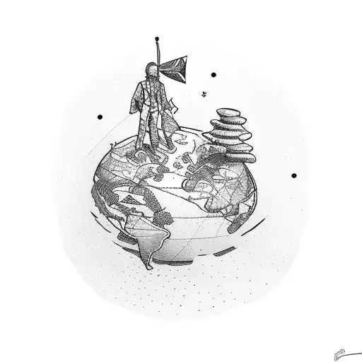 A Ceo Holding A Map With Symbols Representing The Outdoor Activities And Places They Love