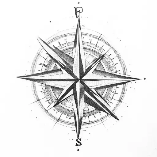 Compass Pointing Torwards The Jesus Cross