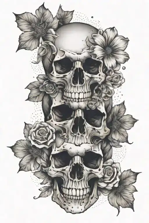 Flower That Turns To Sand Which Turns Into A Skull