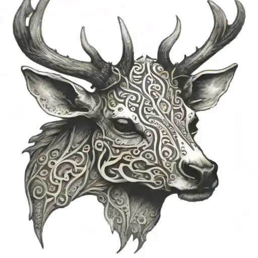 Stag Skull
