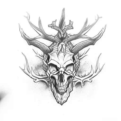 Wendigo Skull