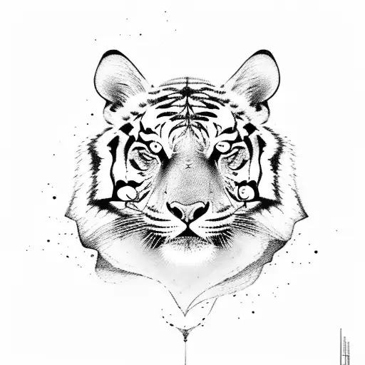 Airplane Flying Through A Tiger's Eye