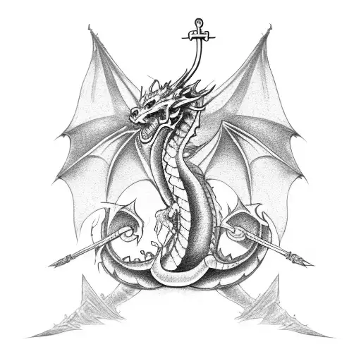 Dragon With An Anchor