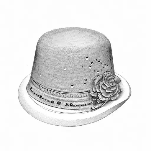 Roman Letters Big Hat