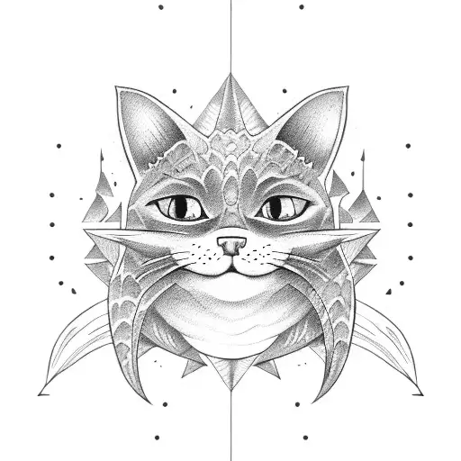 Cat And Shark Couple