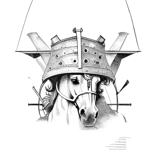 Don Quijote De La Mancha In Horse