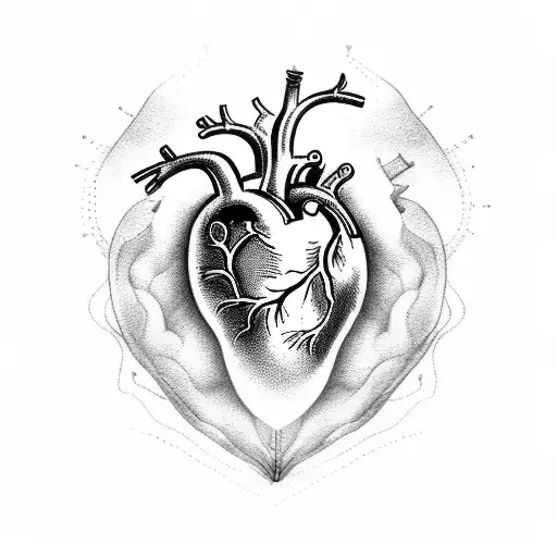 Anatomical Heart Fae Space Floral