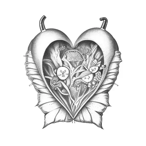 Anatomical Fairy Heart Botany