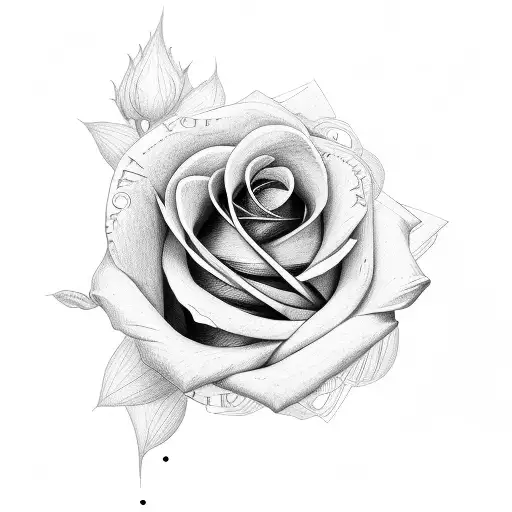 Rose Wrapped Around The Word Lllb