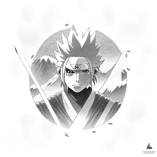 Sasuke Walking To Fuji Mountain