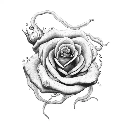 Roses And Medusa And Money Sleeve