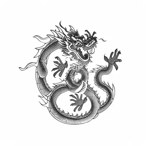 Full Body Chinese Dragon
