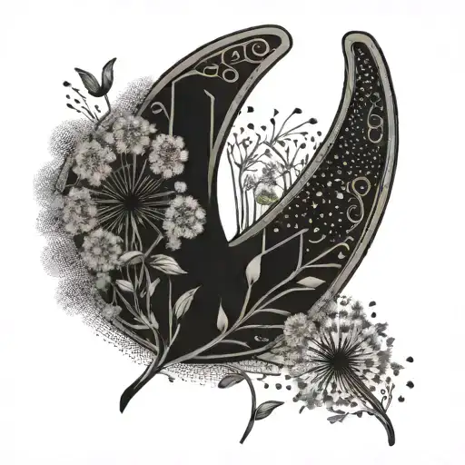 Horseshoe Made Of Dandelion