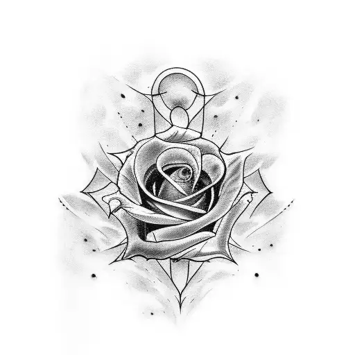 Create A Cool Tattoo With The Name Emil And A Football And A Rose