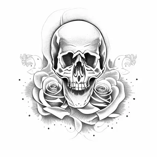 Skull And Roses