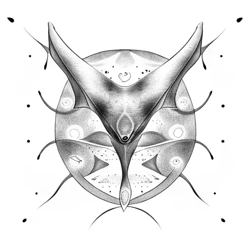 Manta Ray With Light Shading That Would Go On My Inner Bicep