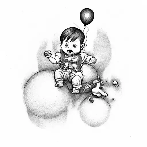 Baby Boy With Balloon