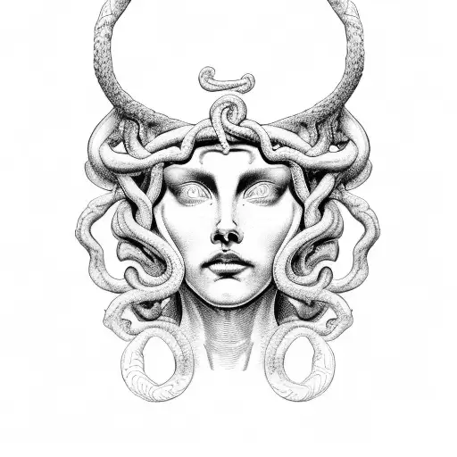 Medusa Holding The Head Of Apollo