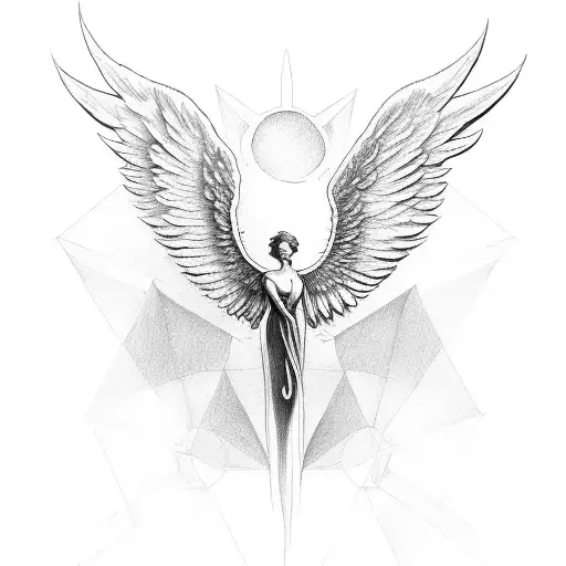 Wings Half Wing Of Angel Other Half Devil