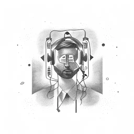 A Deep House Dj Mixing Music Inside A Stadium