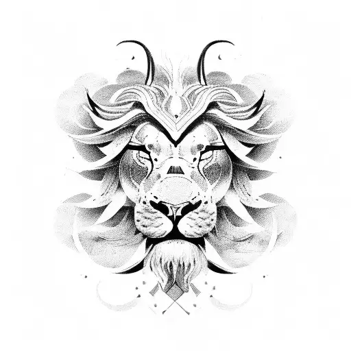 Sigitarius Bull Lion Zodiac