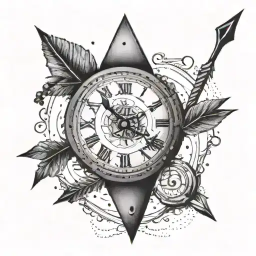 Arrow And Clock
