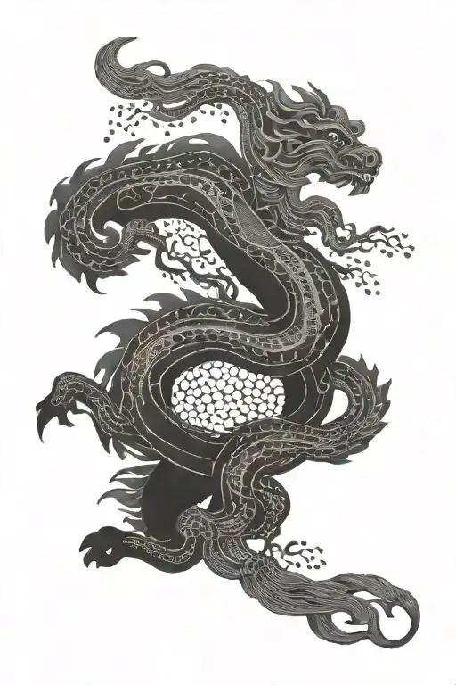 Mongolian Fine Line Art