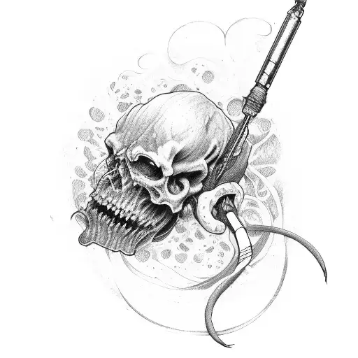 Diabetes Reaper Syringe Scyth