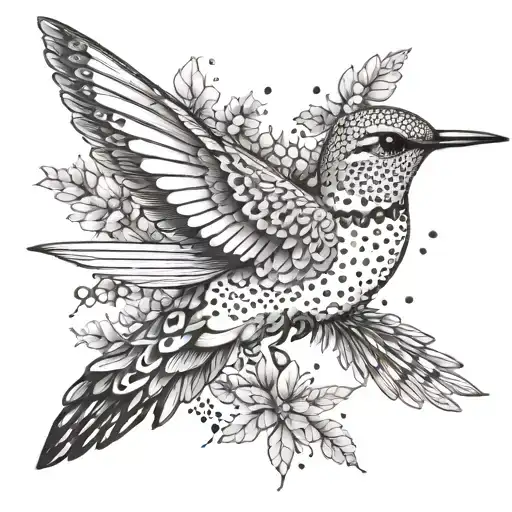 Hummingbird And Cheetah Merged Together