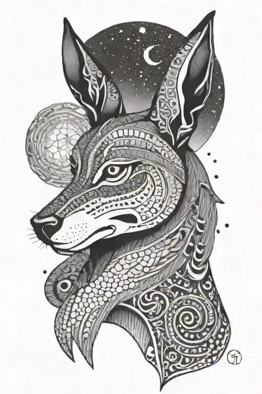 Anubis And Leo Zodiac Sign