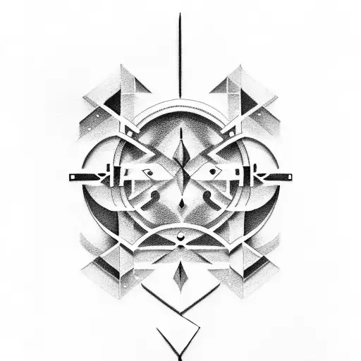 A Dotwork Tattoo Of Hieroglyphics Spelling Out A Significant Phrase Or Word